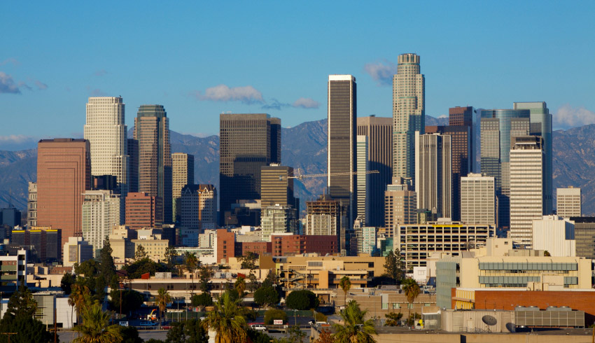 los angeles skyline wallpaper. Los Angeles