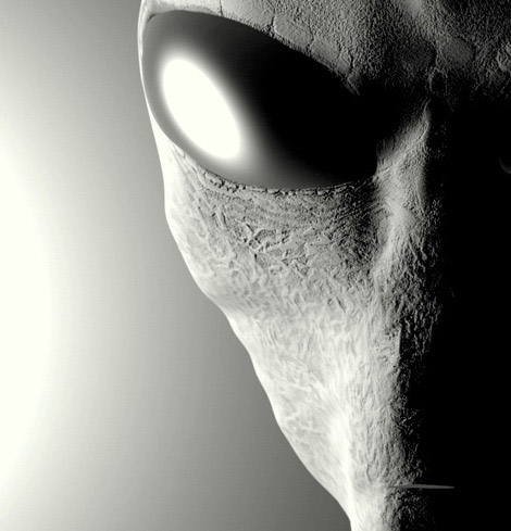 grey alien wallpaper