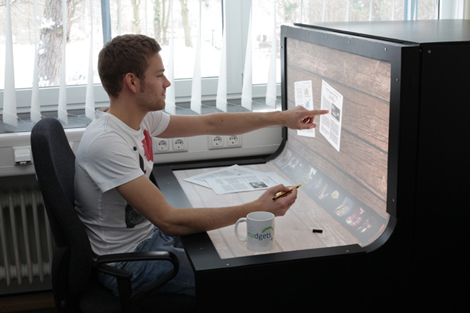 Egfi Student Blog Benddesk Brings Multi Touch To The Office